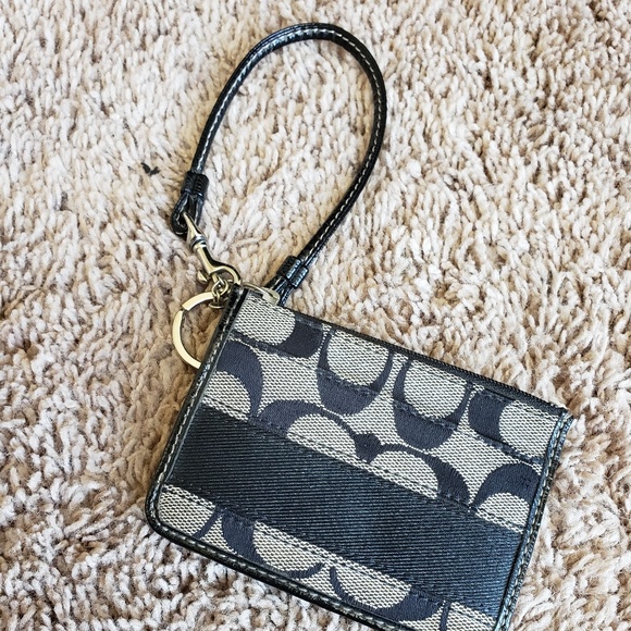 Coach Signature Wristlet - Picture 2 of 4